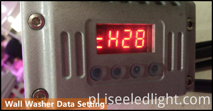 ustawienie adresu spryskiwacza ściennego wall washer address setting